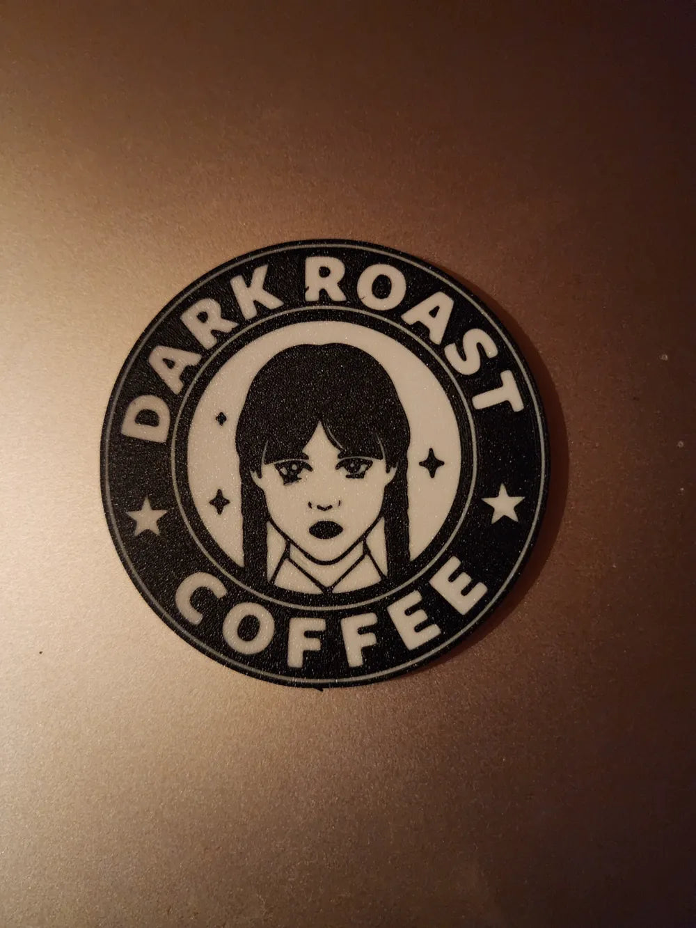 Wednesday Addams Coaster - Poetic Vision