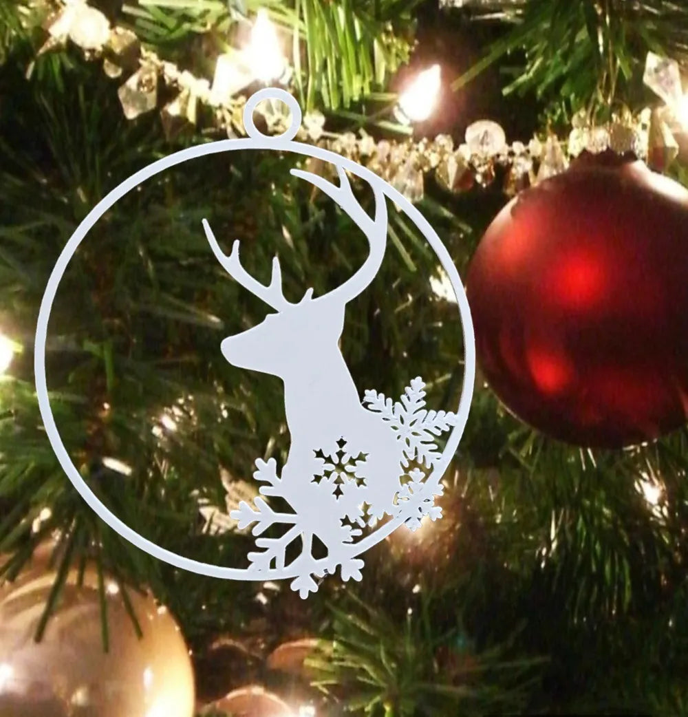 Deer Christmas Ornament 2 - Poetic Vision