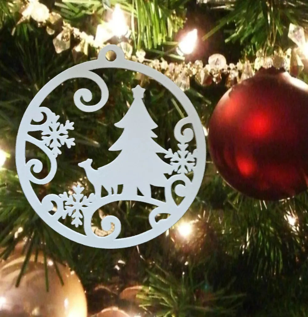 Deer Christmas Ornament 4 - Poetic Vision