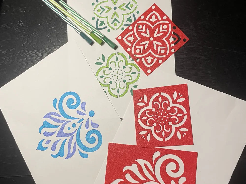 Mandala drawing templates - Poetic Vision