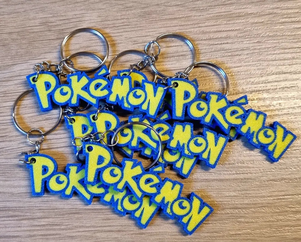 Pokémon Logo Keychain - Poetic Vision