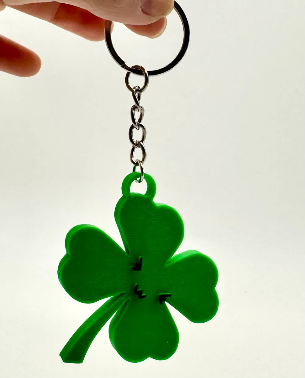 Kawaii Shamrock Keychains - Poetic Vision