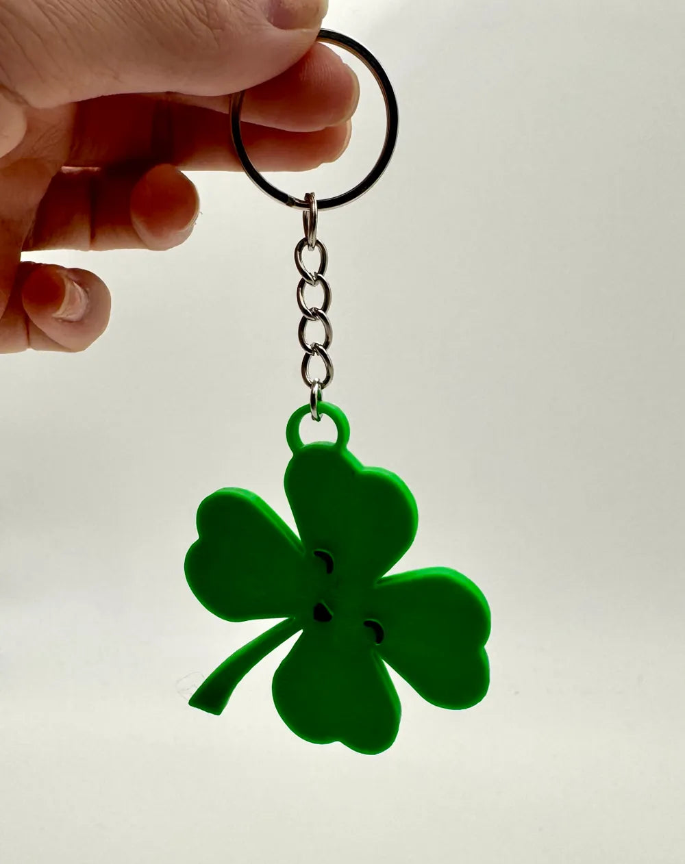Kawaii Shamrock Keychains - Poetic Vision