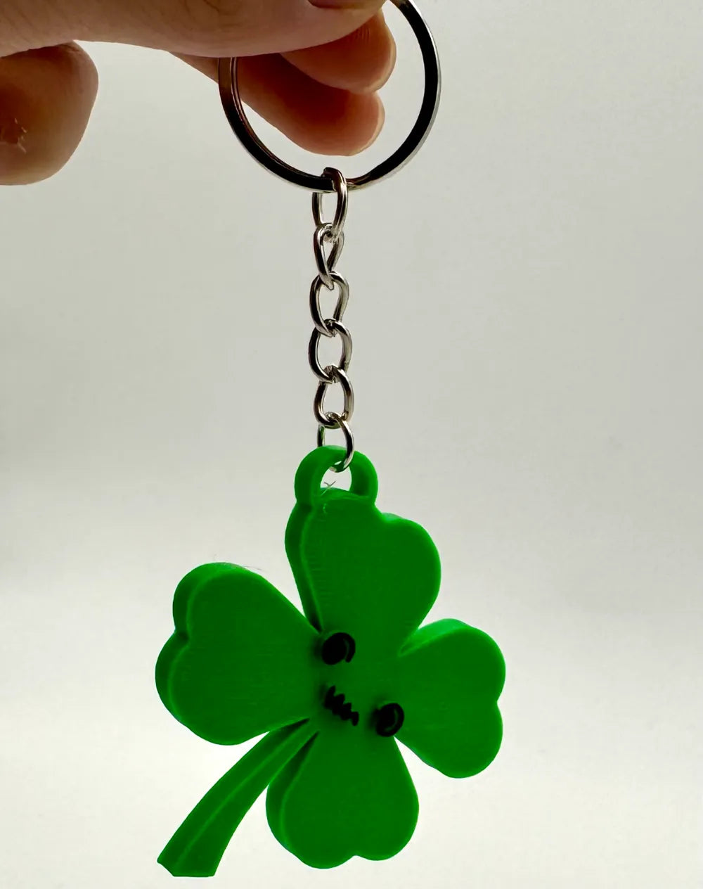 Kawaii Shamrock Keychains - Poetic Vision