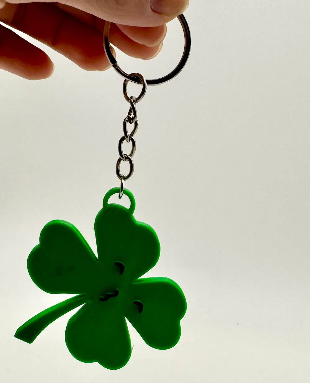 Kawaii Shamrock Keychains - Poetic Vision