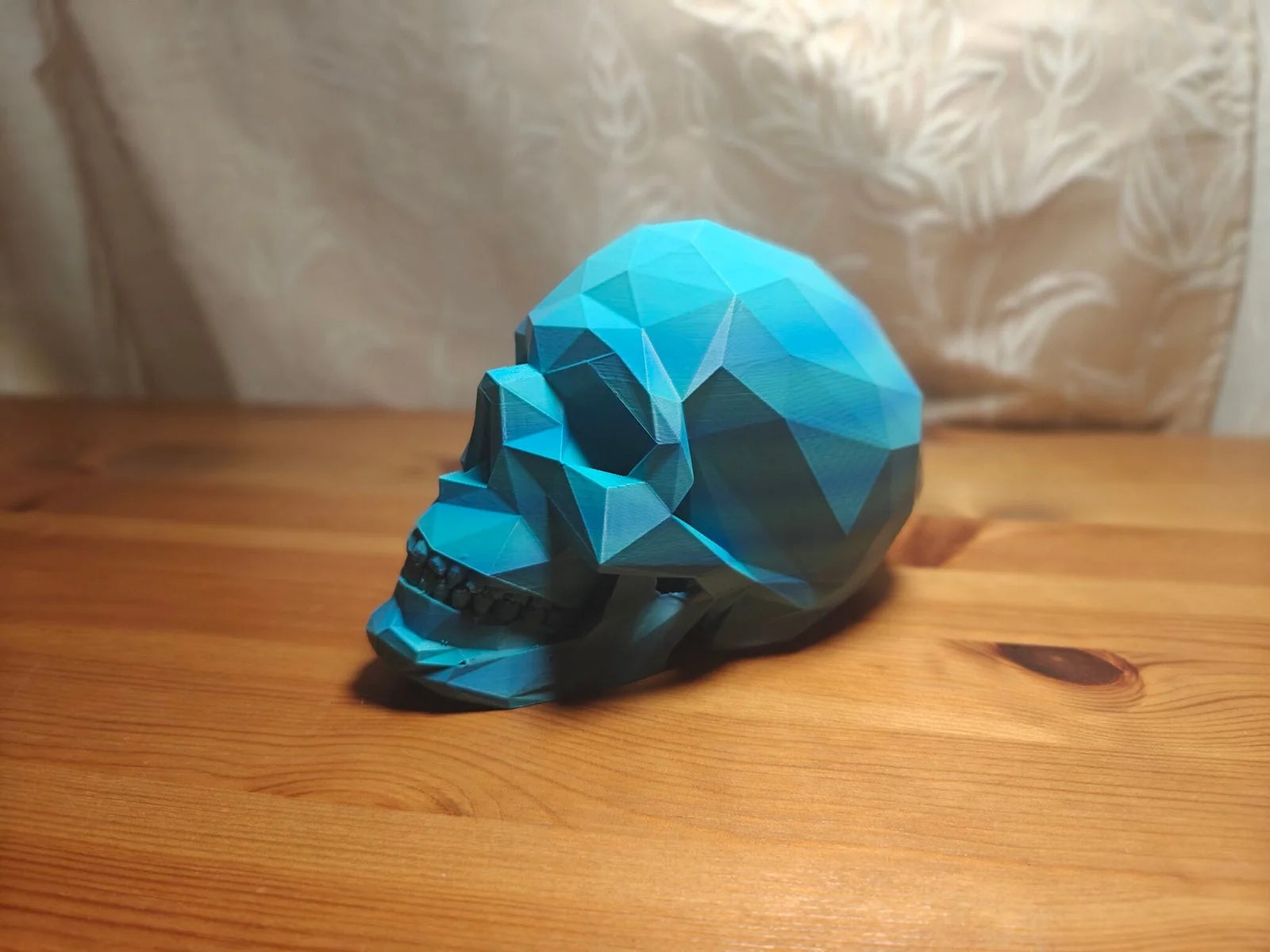 Modern Edge Art-Low Poly Skull - Poetic Vision