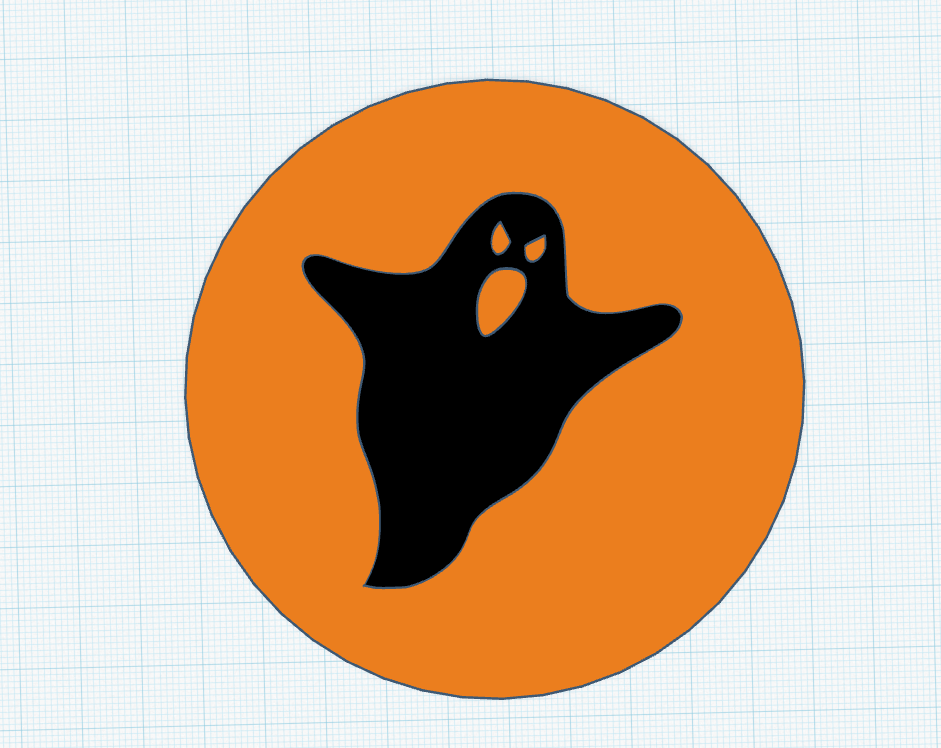 Ghost Halloween Coaster