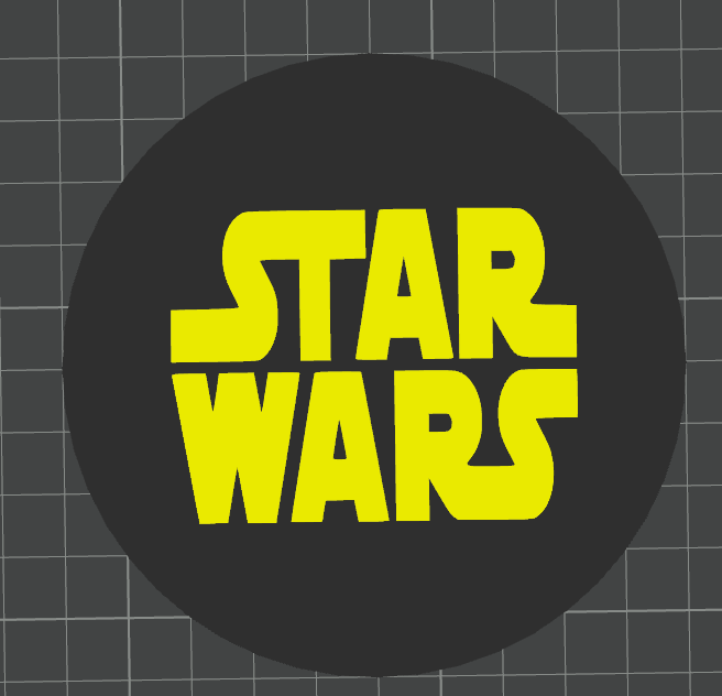 Star Wars Logo Coaster