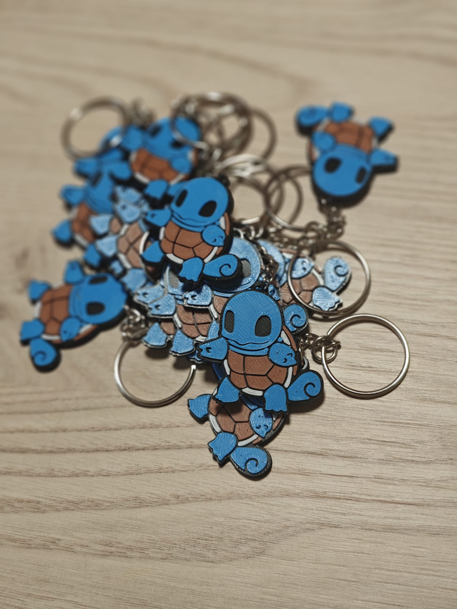 Squirtle Keychain 2D - Poetic Vision