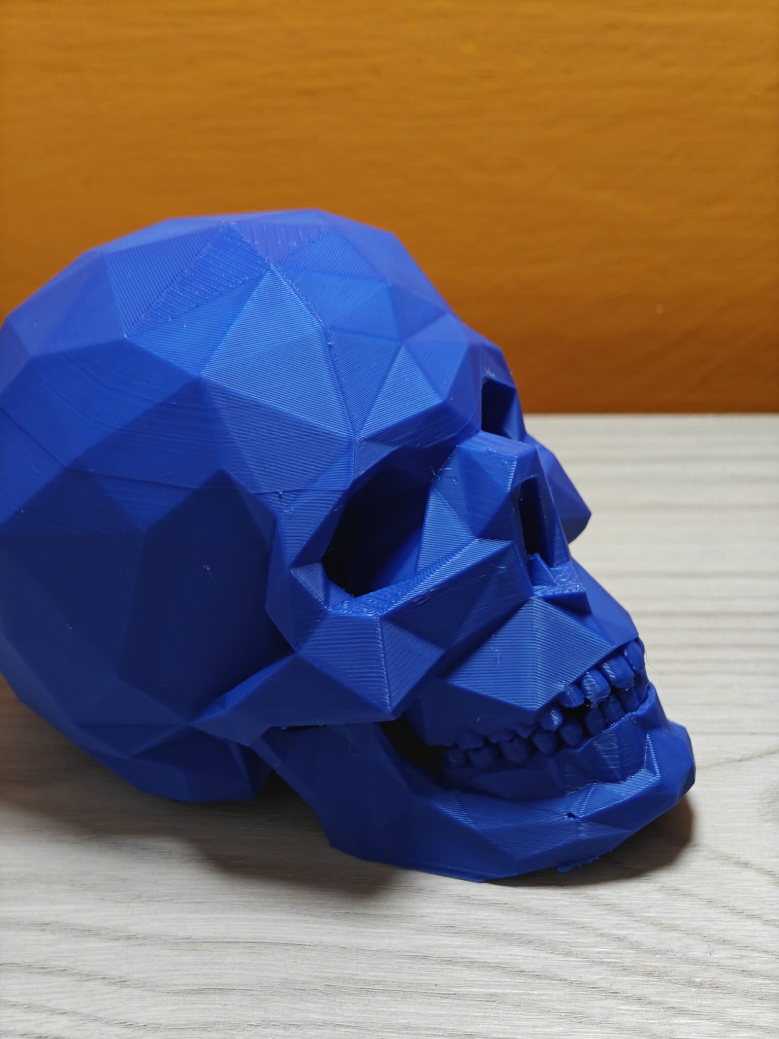 Modern Edge Art-Low Poly Skull - Poetic Vision