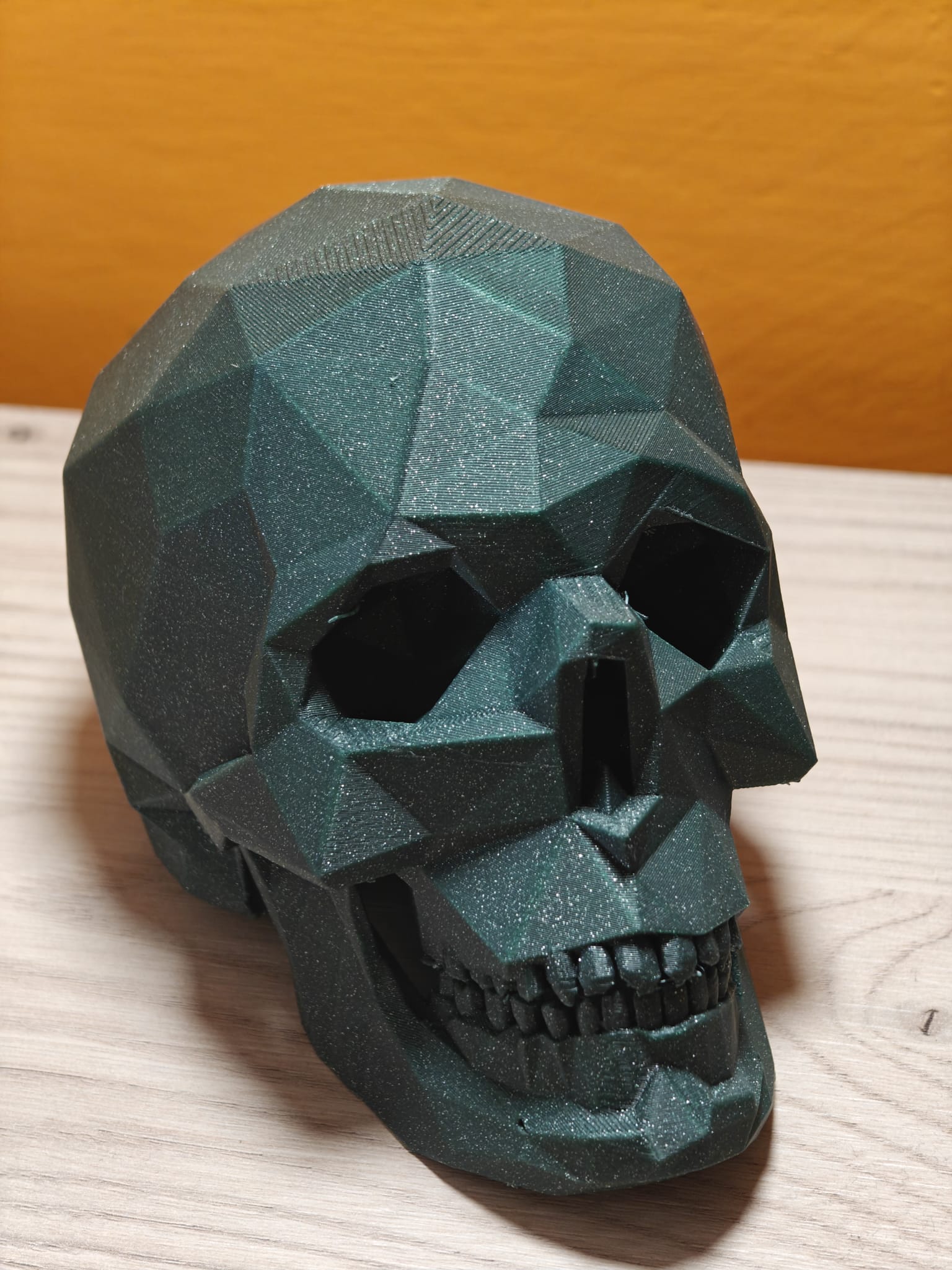 Modern Edge Art-Low Poly Skull - Poetic Vision