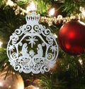 Manger Christmas Ornament - Poetic Vision