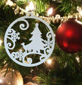 Deer Christmas Ornament 4 - Poetic Vision