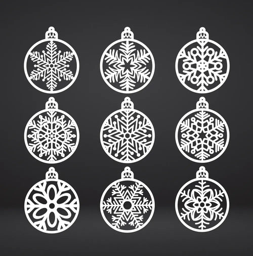 Christmast tree Ornaments Set - Poetic Vision