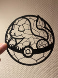 Charmander Wall Portrait - Poetic Vision