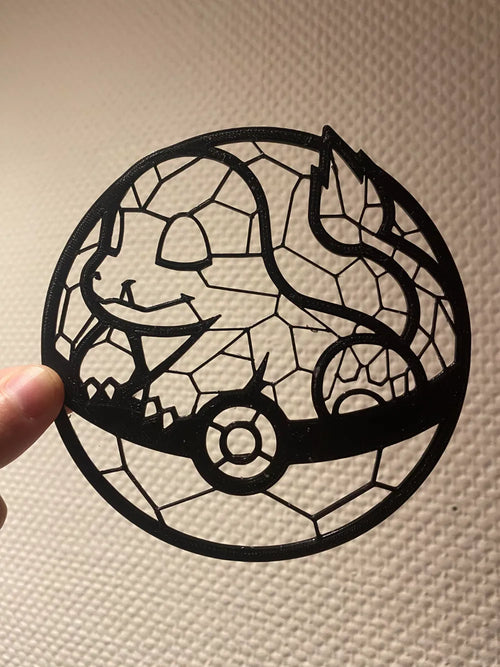 Charmander Wall Portrait - Poetic Vision