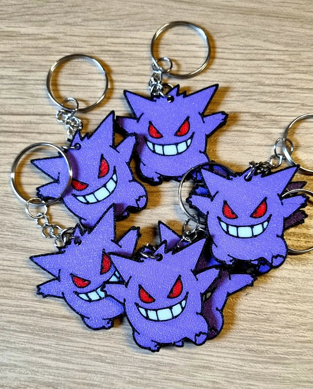 Gengar Keychain 2D