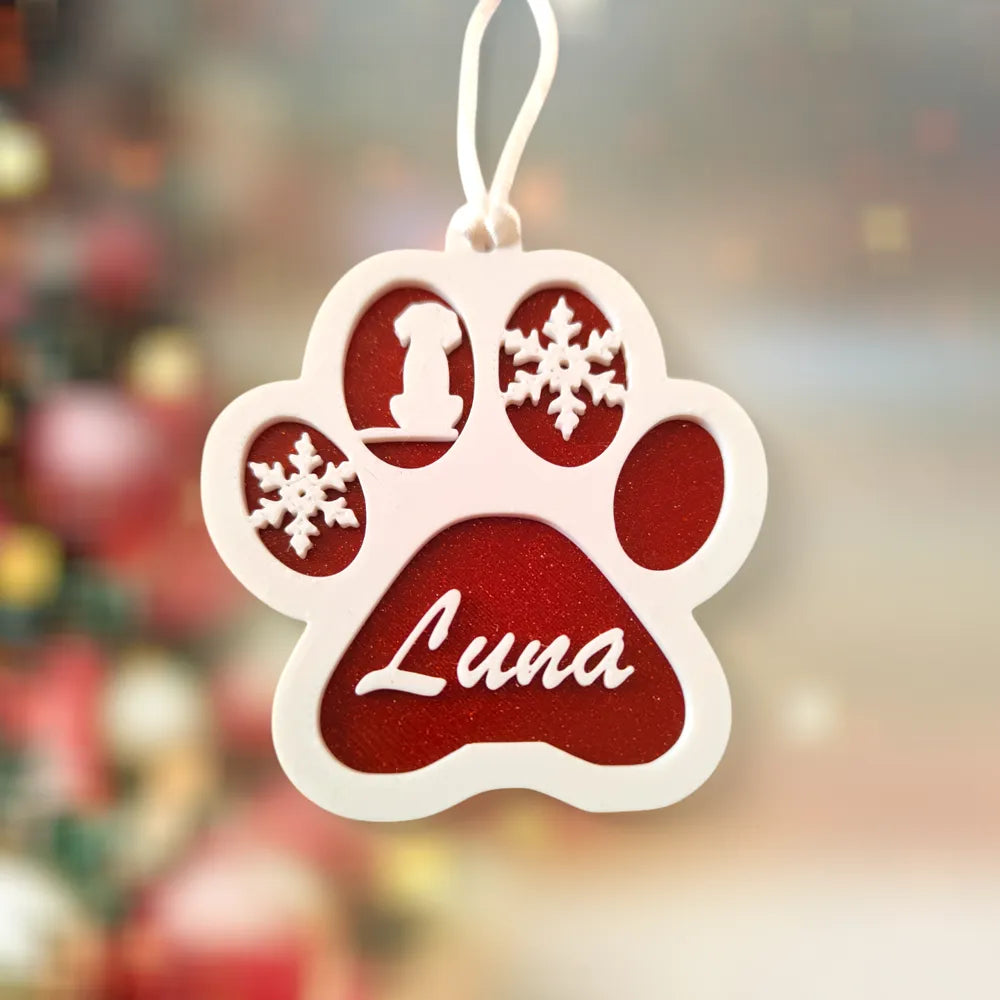Customizable Christmas Tree Decoration - Pets