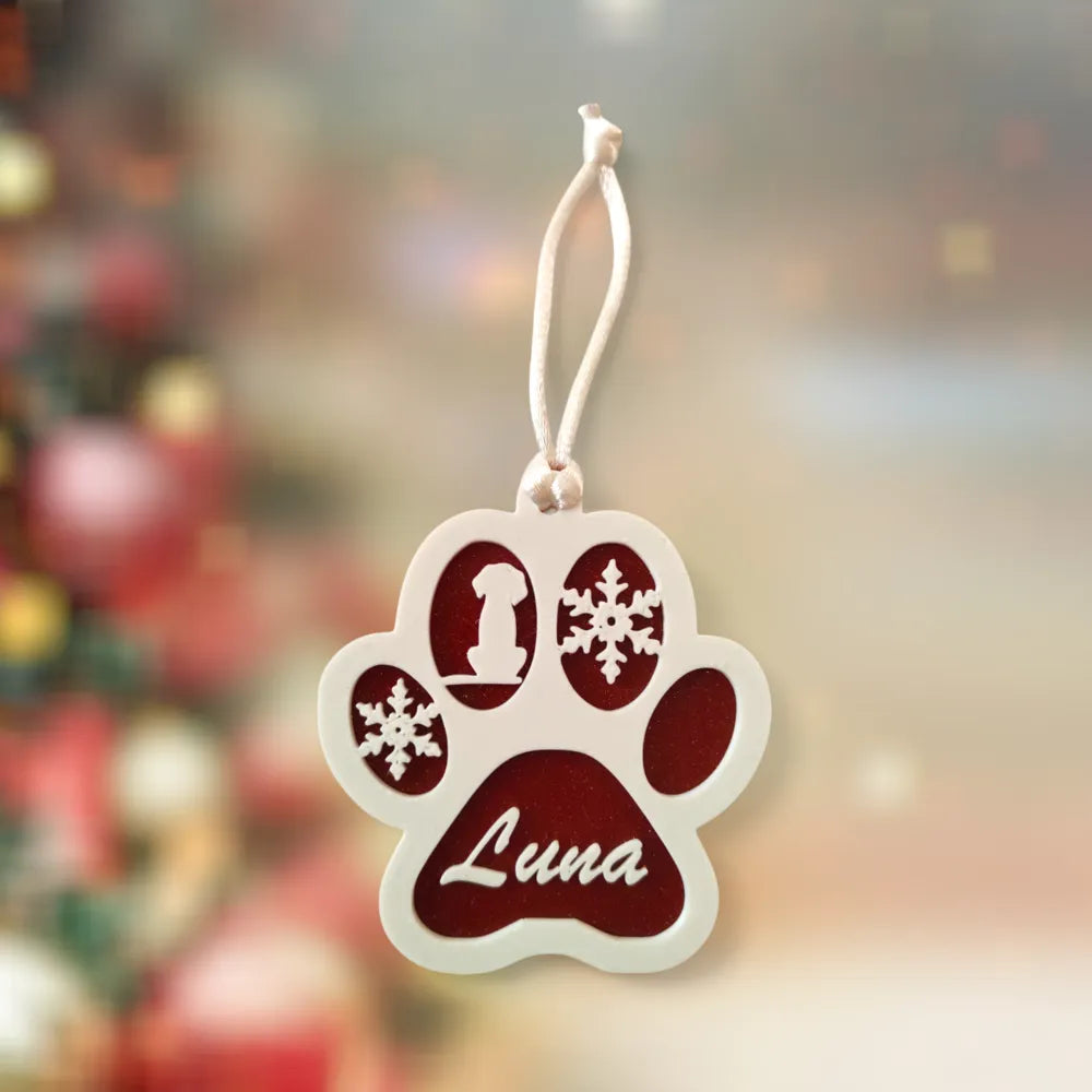 Customizable Christmas Tree Decoration - Pets