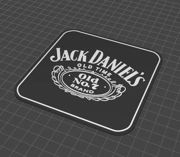 Jack Daniels Coaster Square