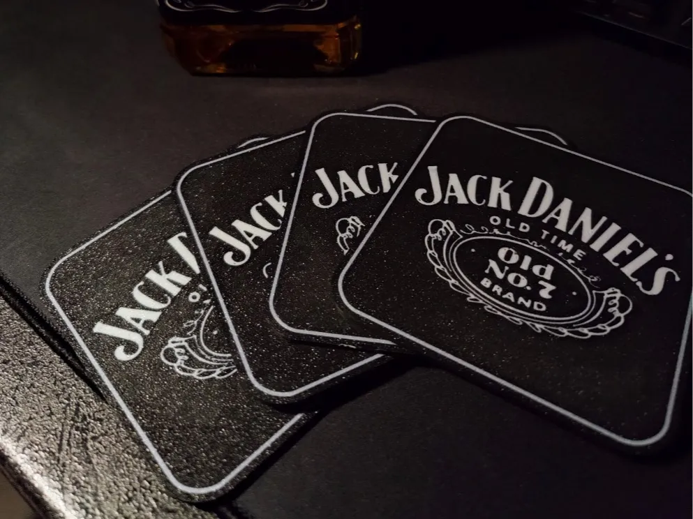 Jack Daniels Coaster Square