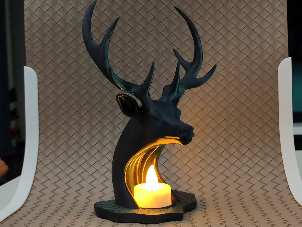 Deer Statue - LED Tea light Holder