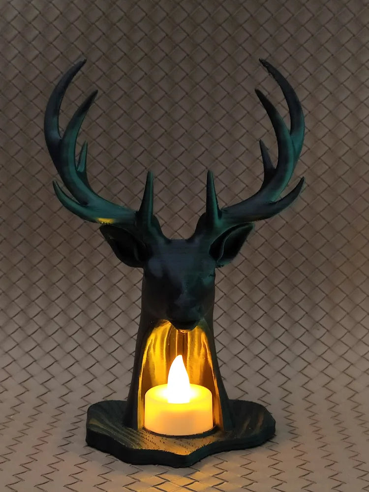Deer Statue - LED Tea light Holder