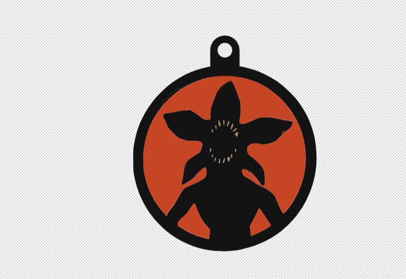 Stranger Things Demigorgon Keychain