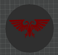 Space Marines Logo Coaster