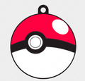 Pokeball 2d Keychain