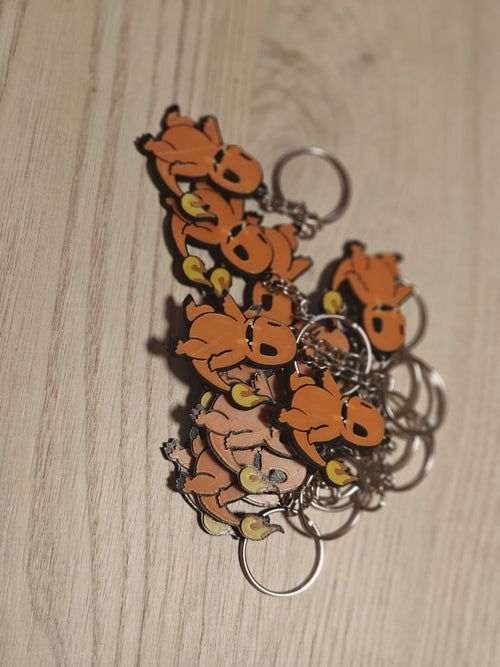 Charmander Keychain 2D - Poetic Vision