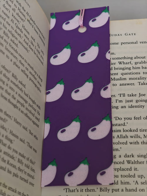 Aubergine Bookmark