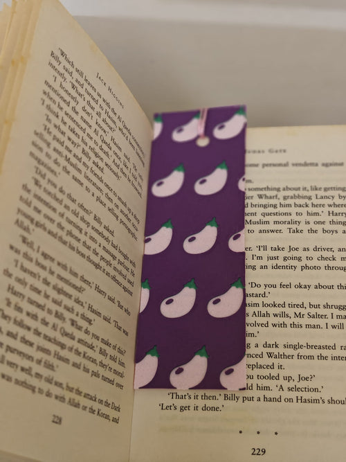 Aubergine Bookmark
