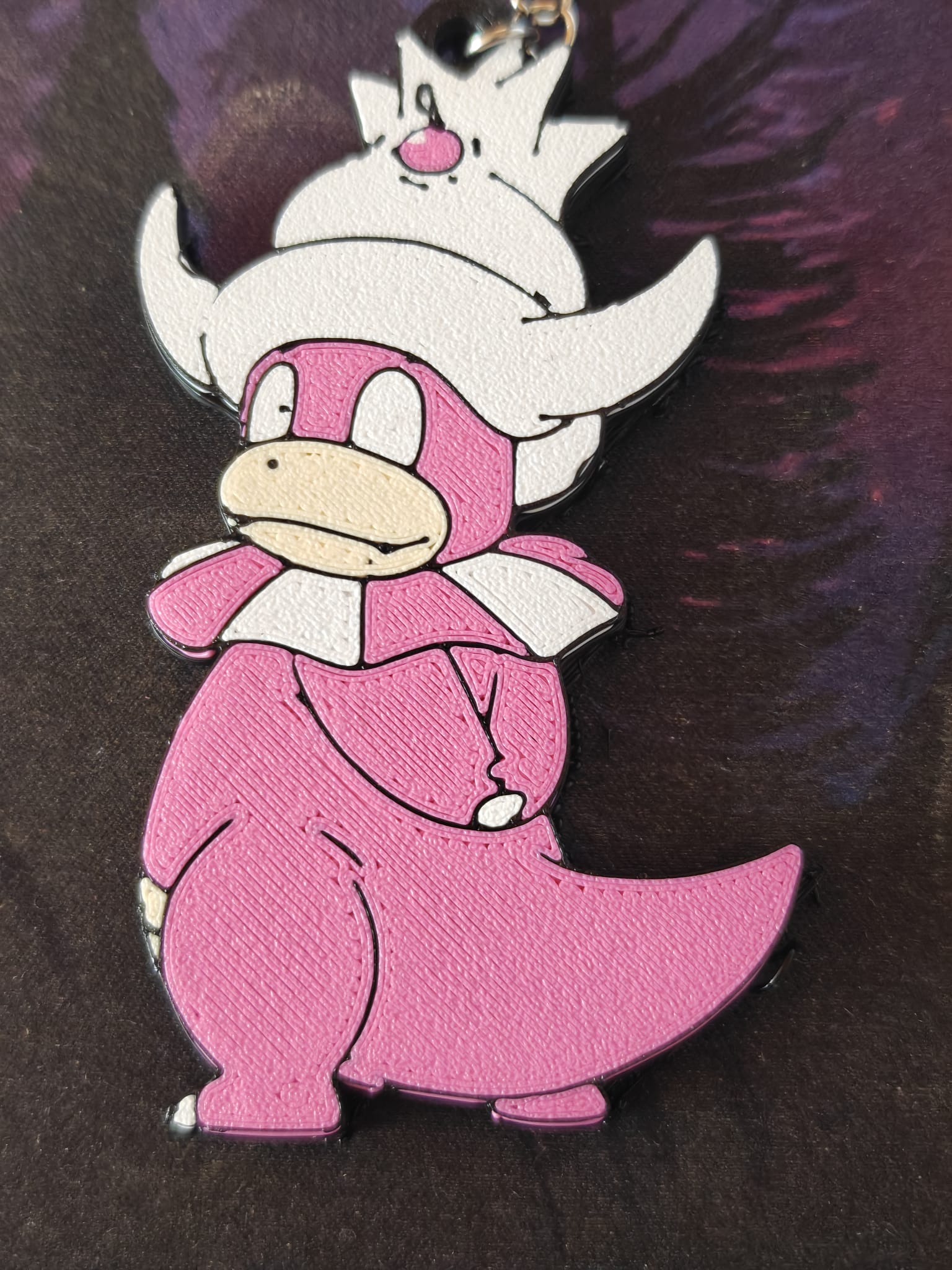 Slowking Keychain 2d
