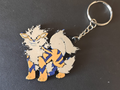 Arcanine keychain 2d