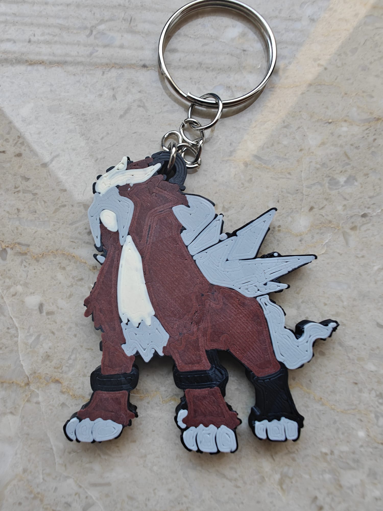 Entei Keychain 2d