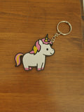 Unicorn Keychain 2d