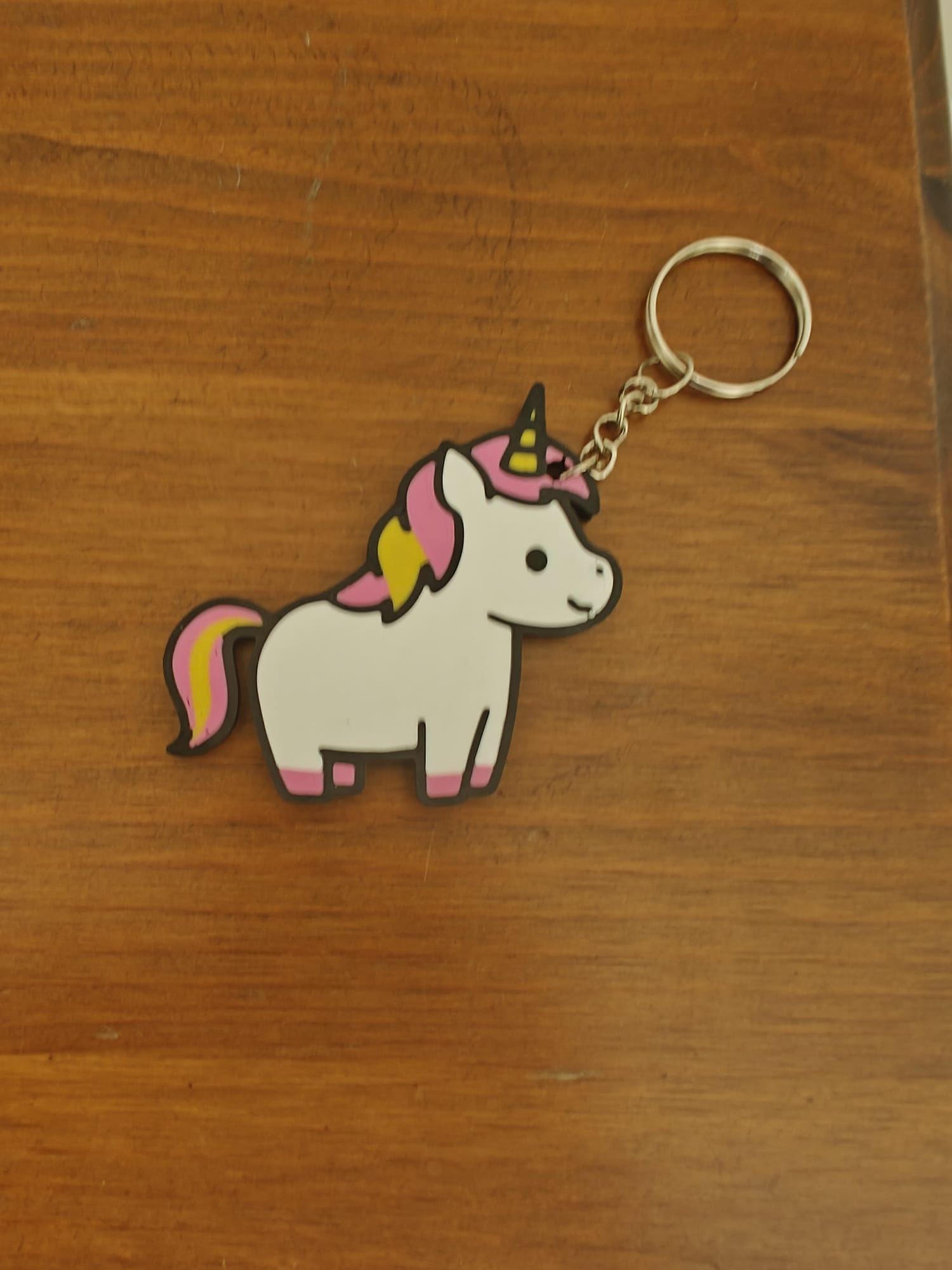 Unicorn Keychain 2d
