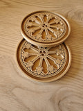 Rose Window Gothic Coaster - Poetic Vision