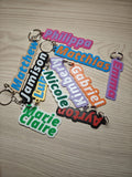 Custom Name Keychain - Poetic Vision