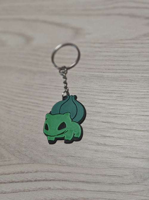 Bulbasaur Keychain 2D - Poetic Vision